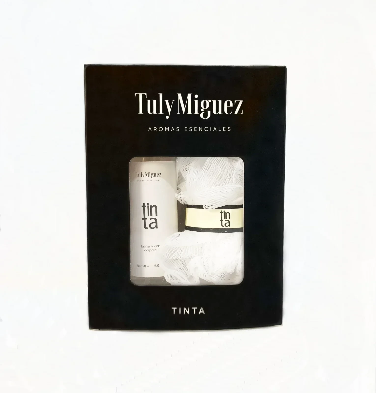 JABÓN LÍQUIDO 200ML + ESPONJA EXFOLIANTE TINTA