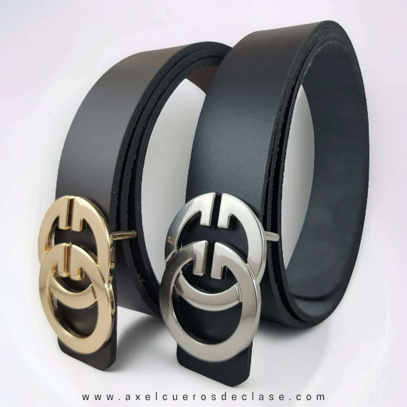 Gucci hebilla dorada y nickel 