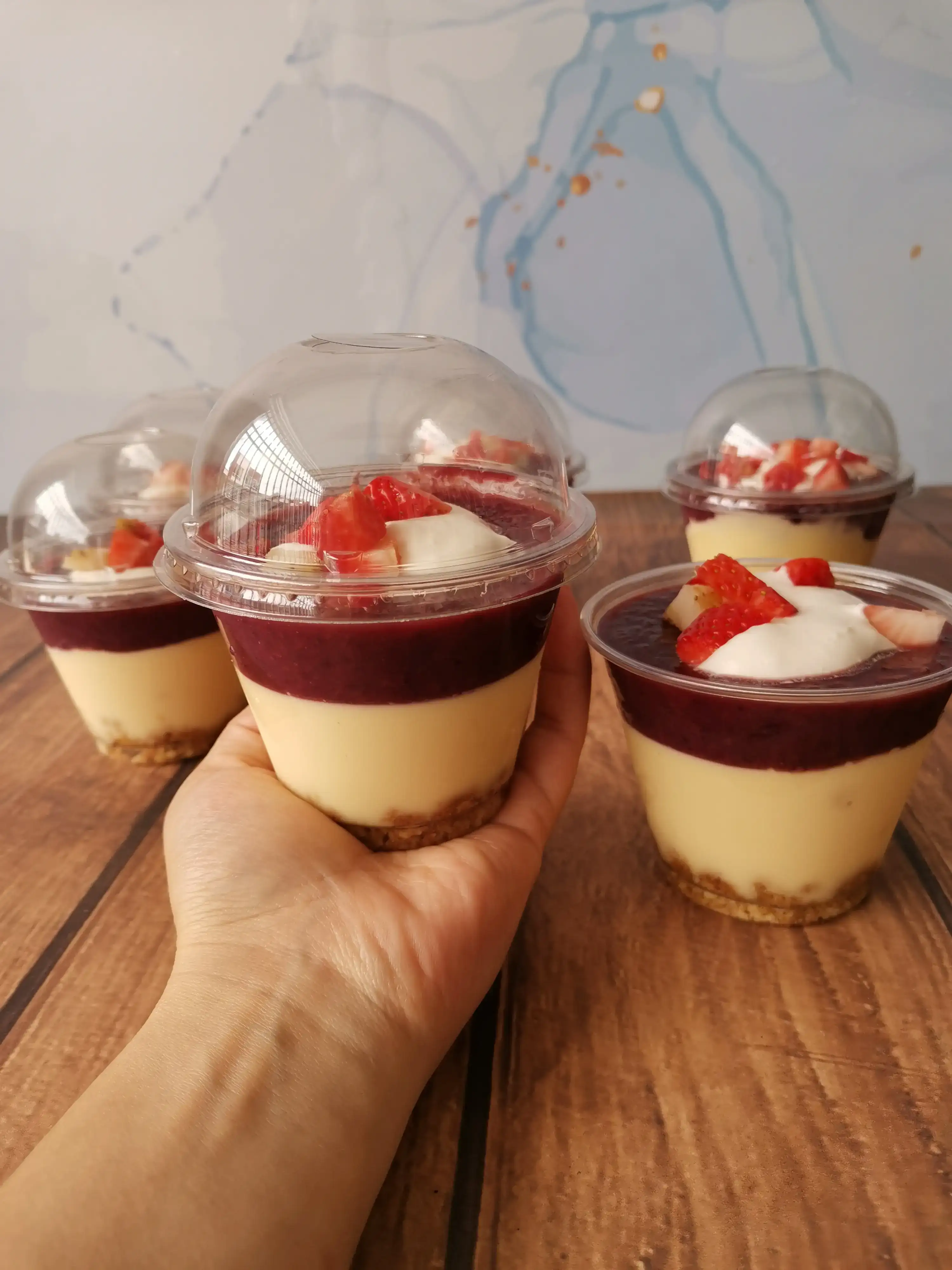 Panacotta de frutos rojos 2