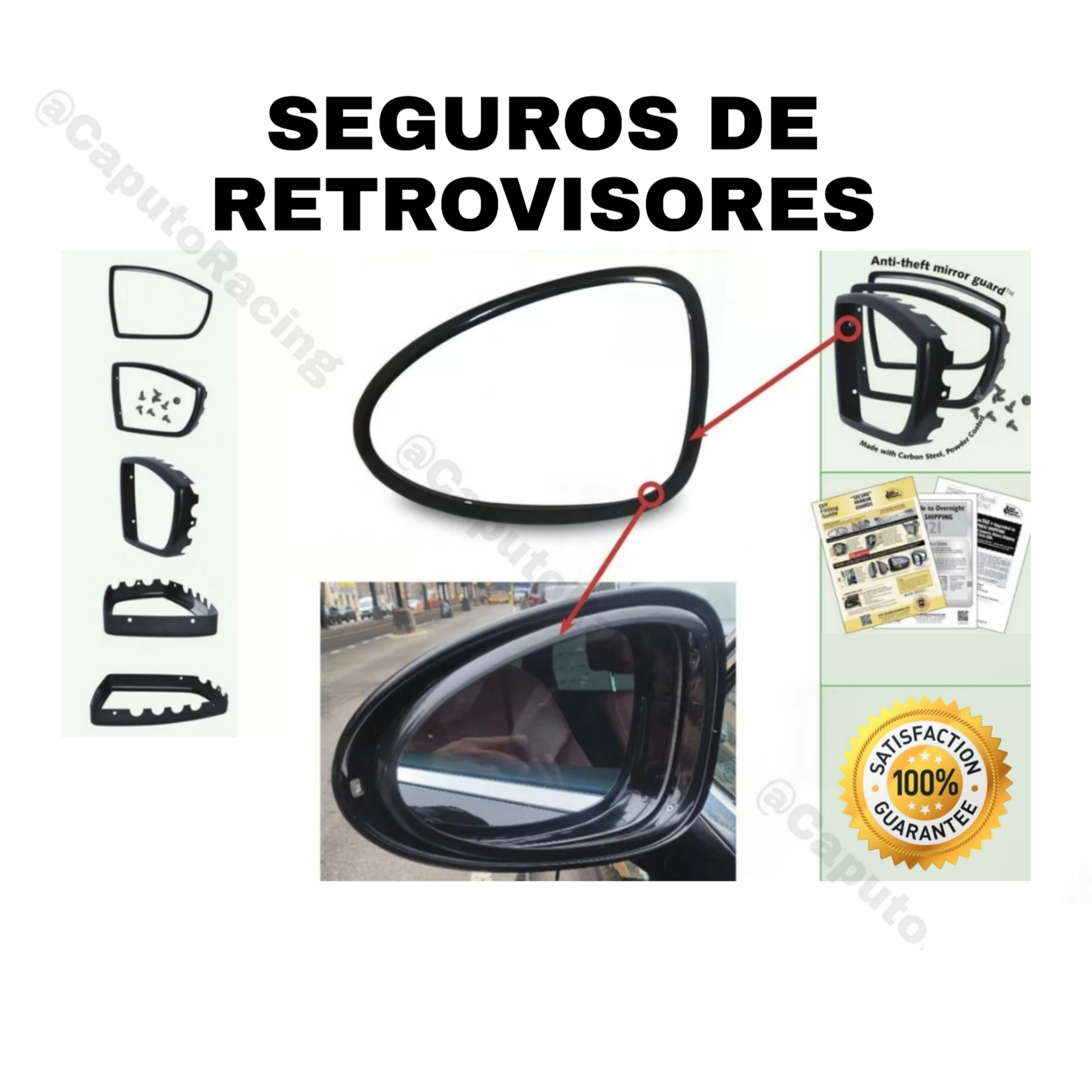 SEGUROS DE RETROVISORES MIRROR LOCK