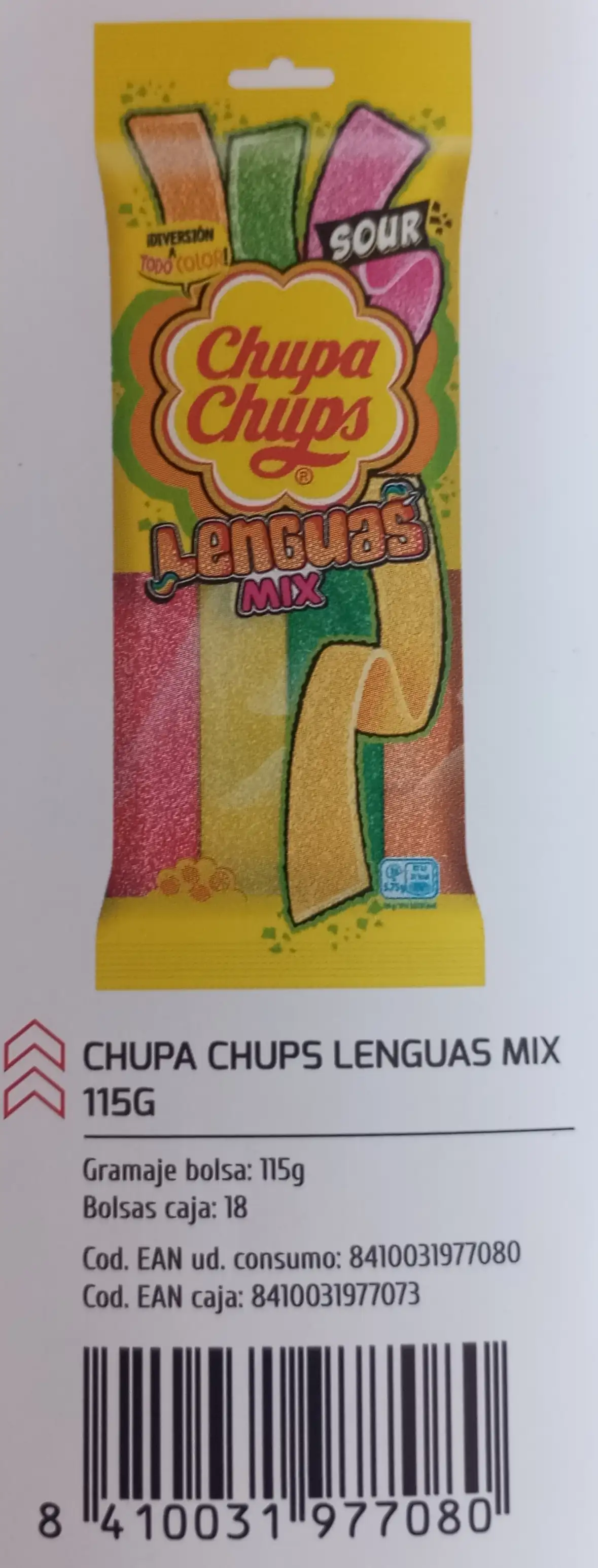 CHUPA CHUPS LENGUAS MIX