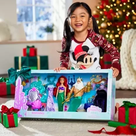 Set de regalo de muñeca clásica de Ariel: La Sirenita