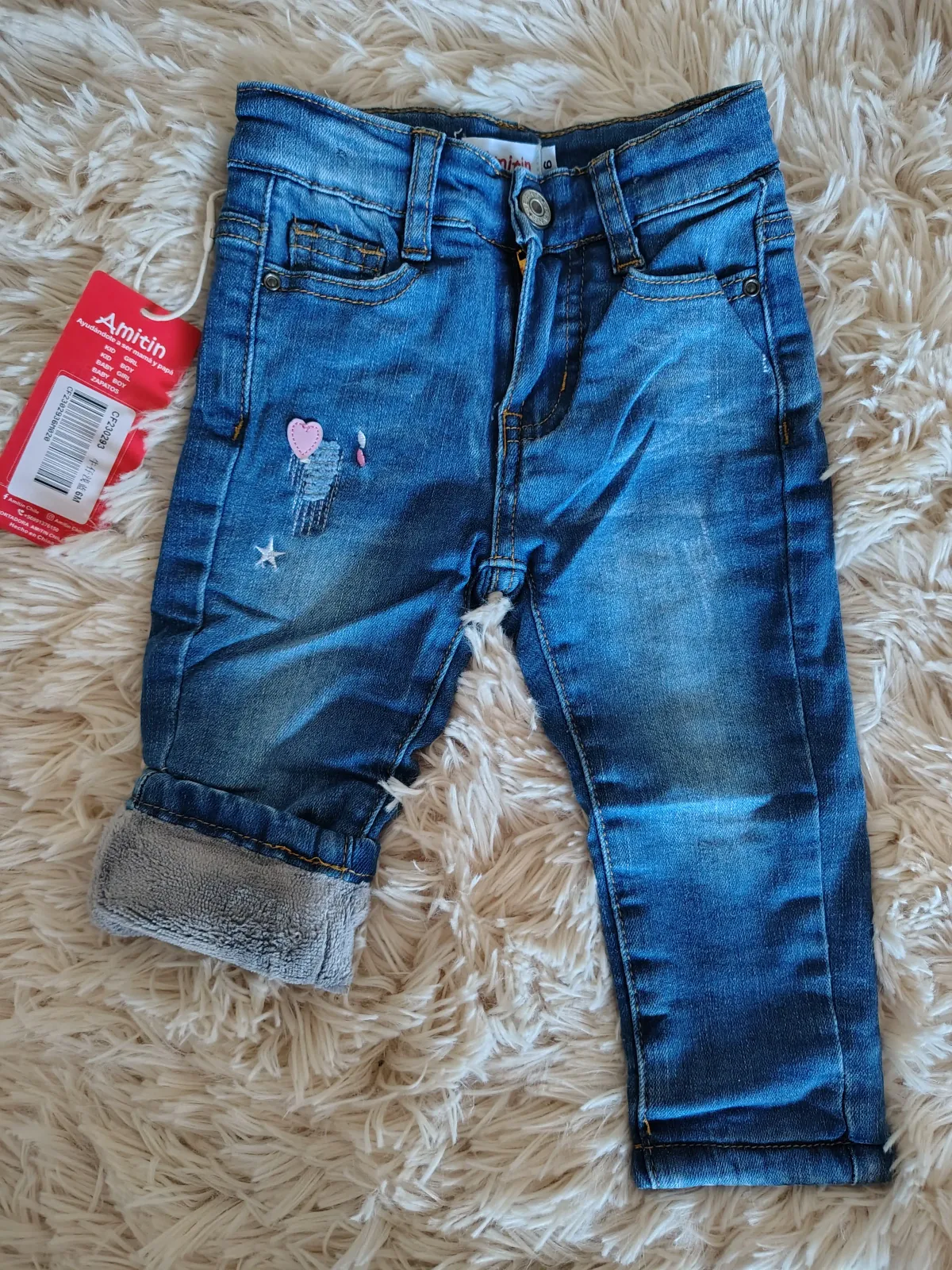 Jeans forrado