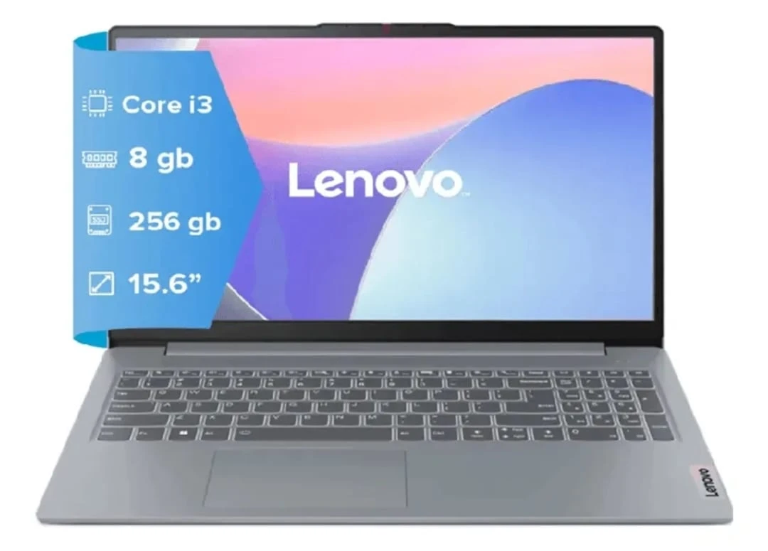 NOTEBOOK LENOVO 15" IDEAPAD SLIM 3 INTEL CORE I3 8GB 256SSD WINDOWS11