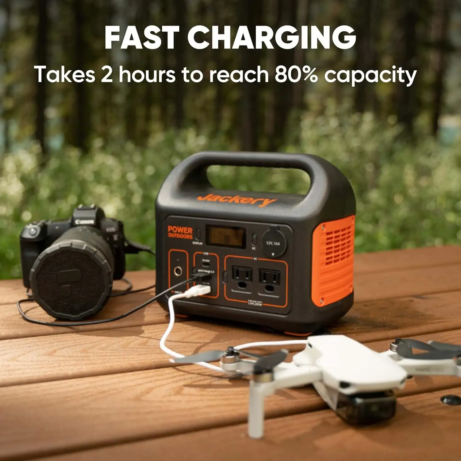 BANCO DE ENERGIA PORTATIL Jackery Explorer 300 293WH SALIDAS 300W 2