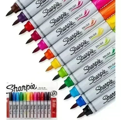 Plumones Sharpie Punta Pincel 