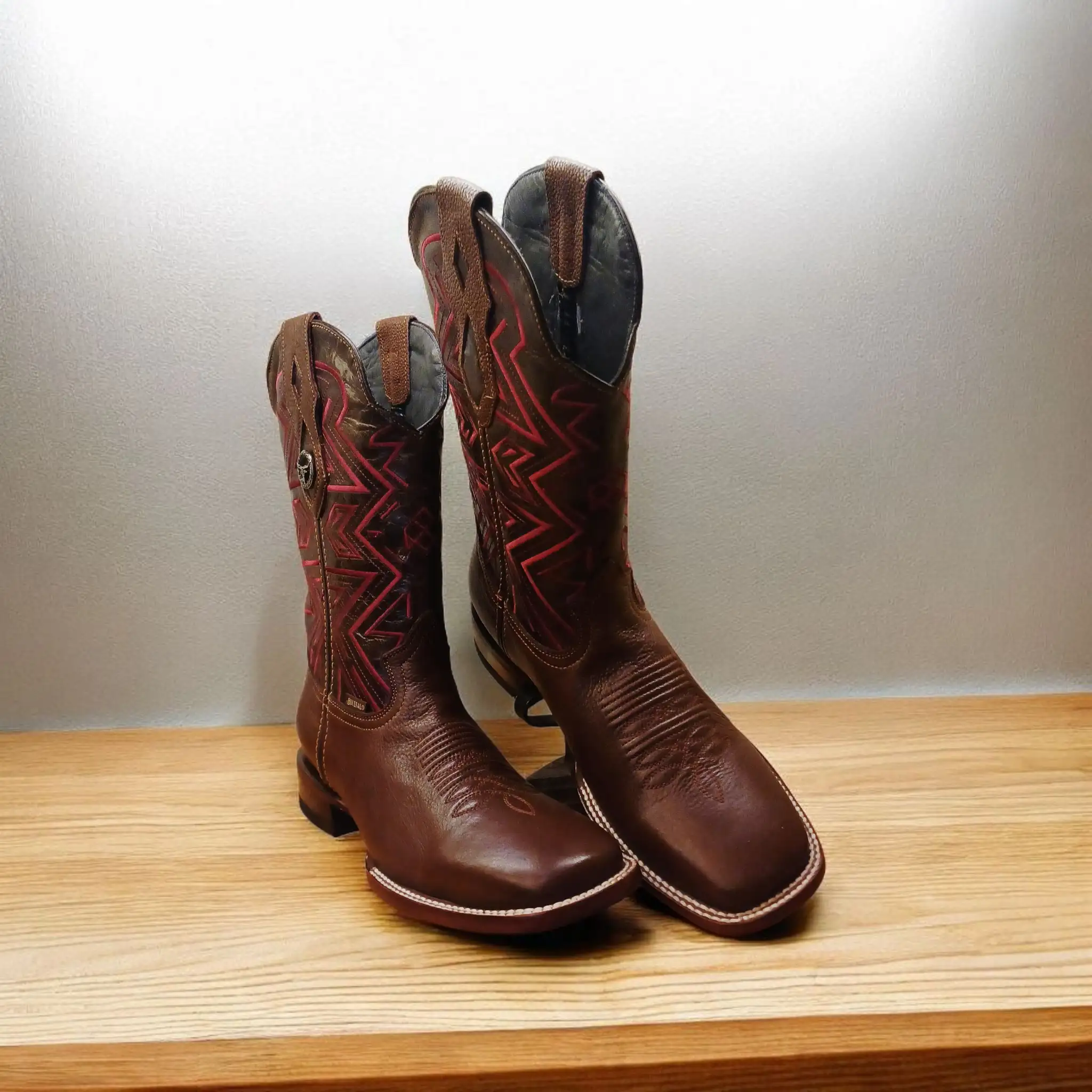 BOTA PIEL ENTERA CAFE HOMBRE