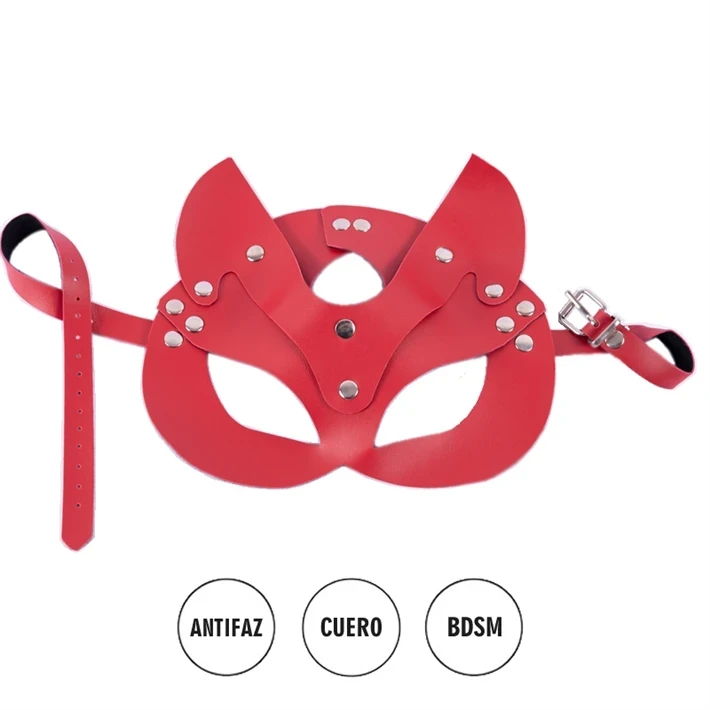 Mascara Gatito ROJA