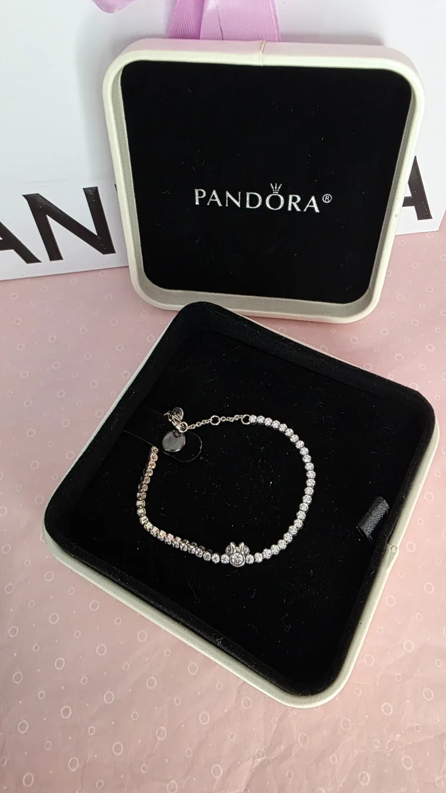Pandora Disney Minnie Mouse Tennis Bracelet 2