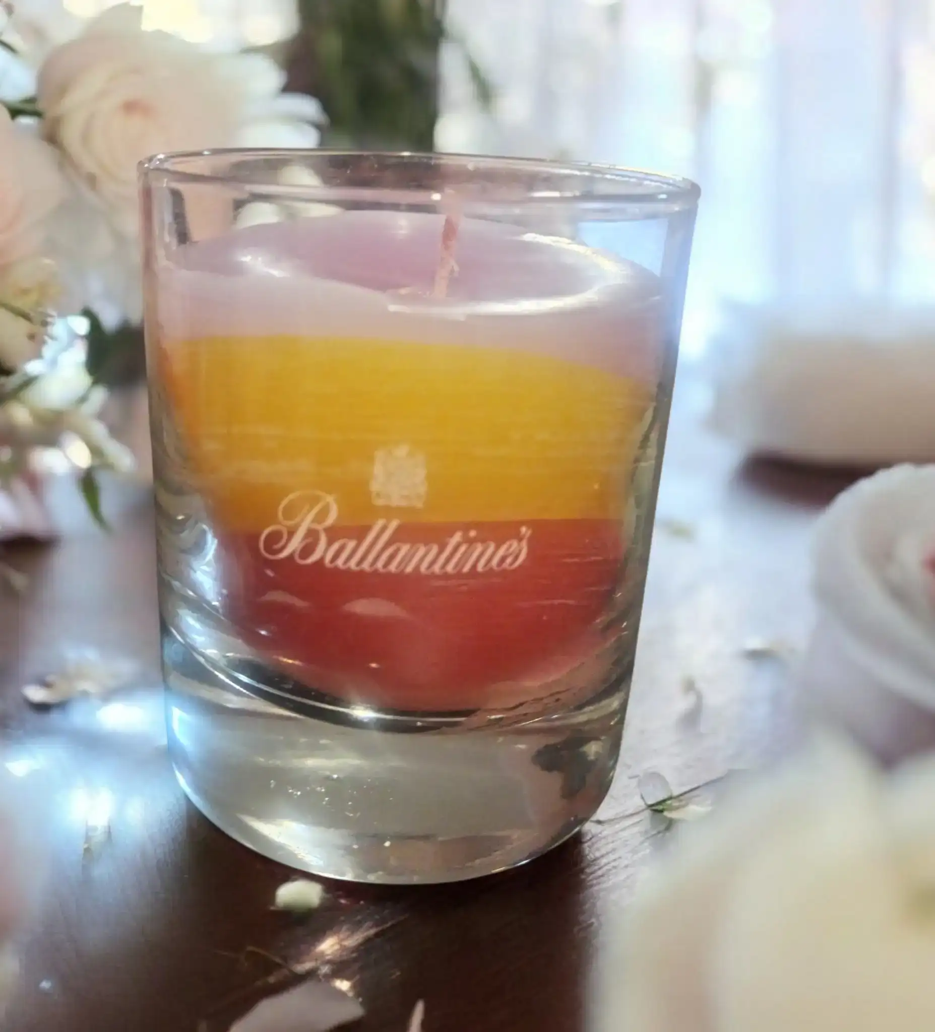 Vela en vaso cristal