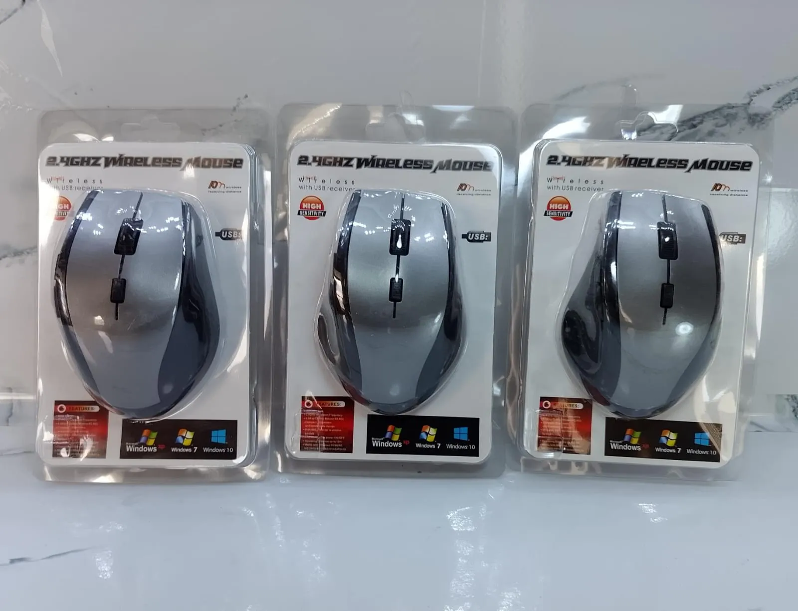 Mouse inalámbrico 2.4ghz compacto y Ergonómico optical 4D/6D 