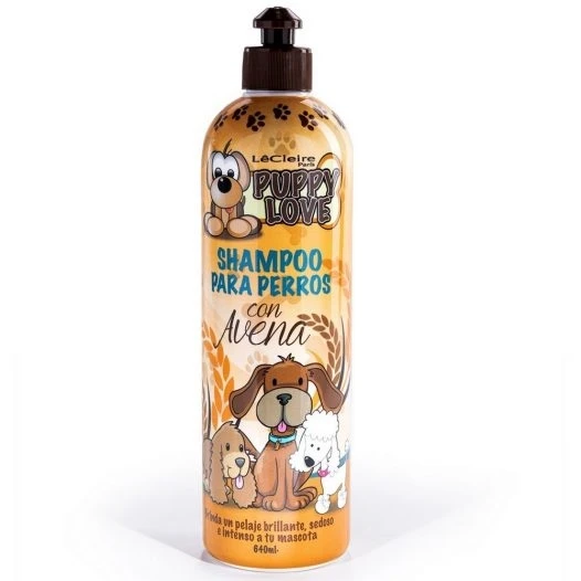 SHAMPOO PARA PERROS PUPPY LOVE CON AVENA 640ML