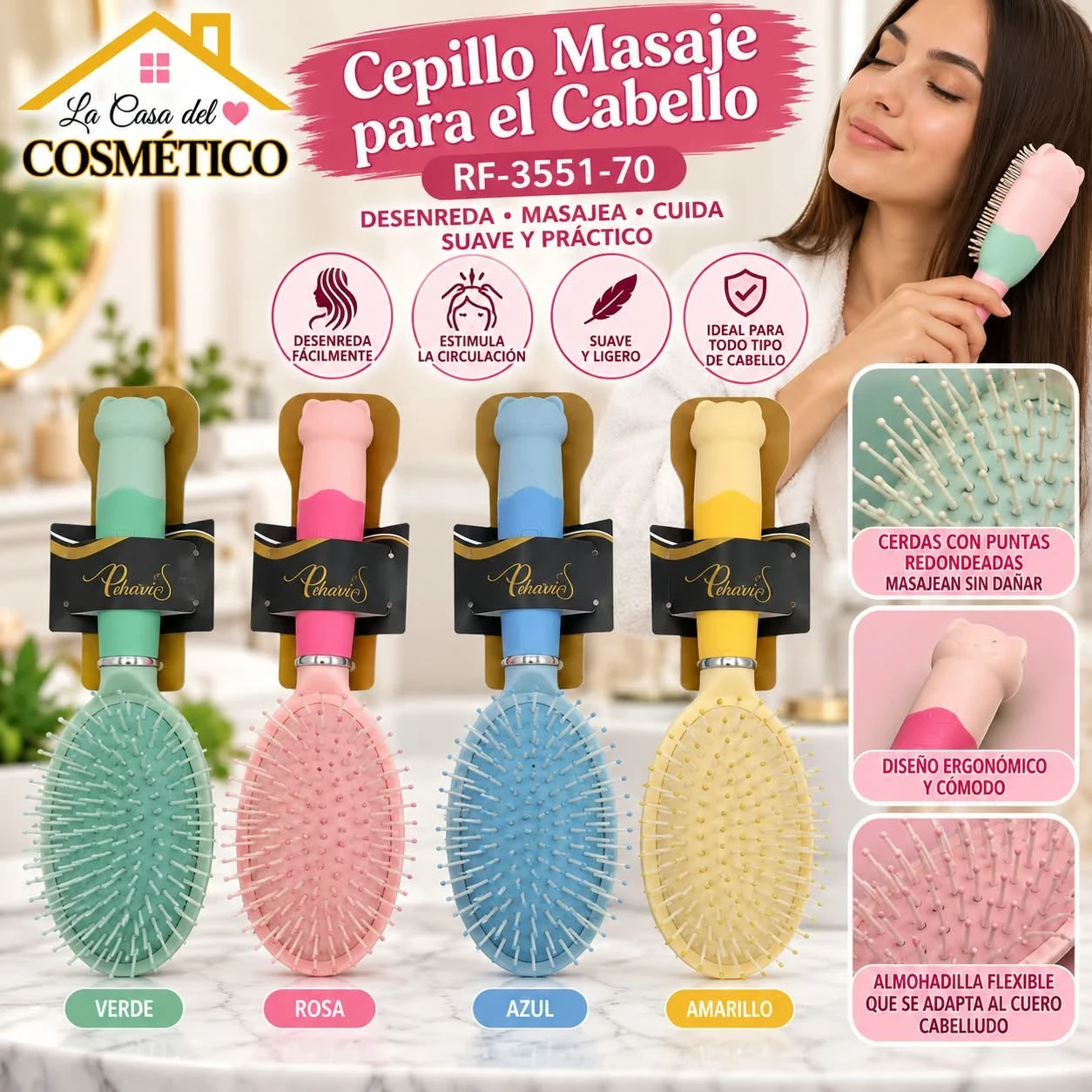 pikaras cepillo masaje para el cabello 3551-70.jfif