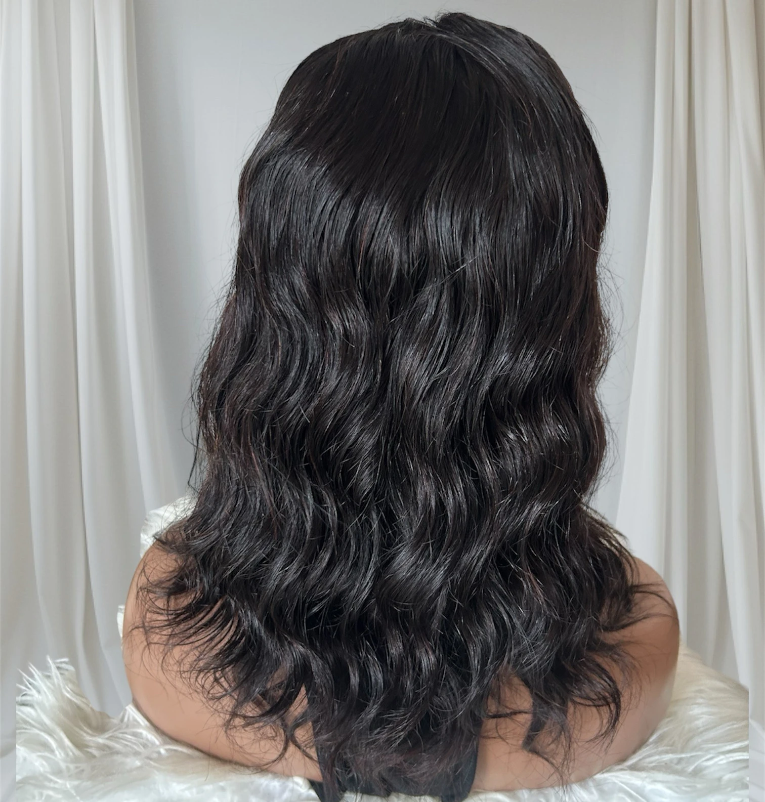 Peluca cabello humano ondulado, 14 pulgadas, frontal lace 4x4 glueless  5