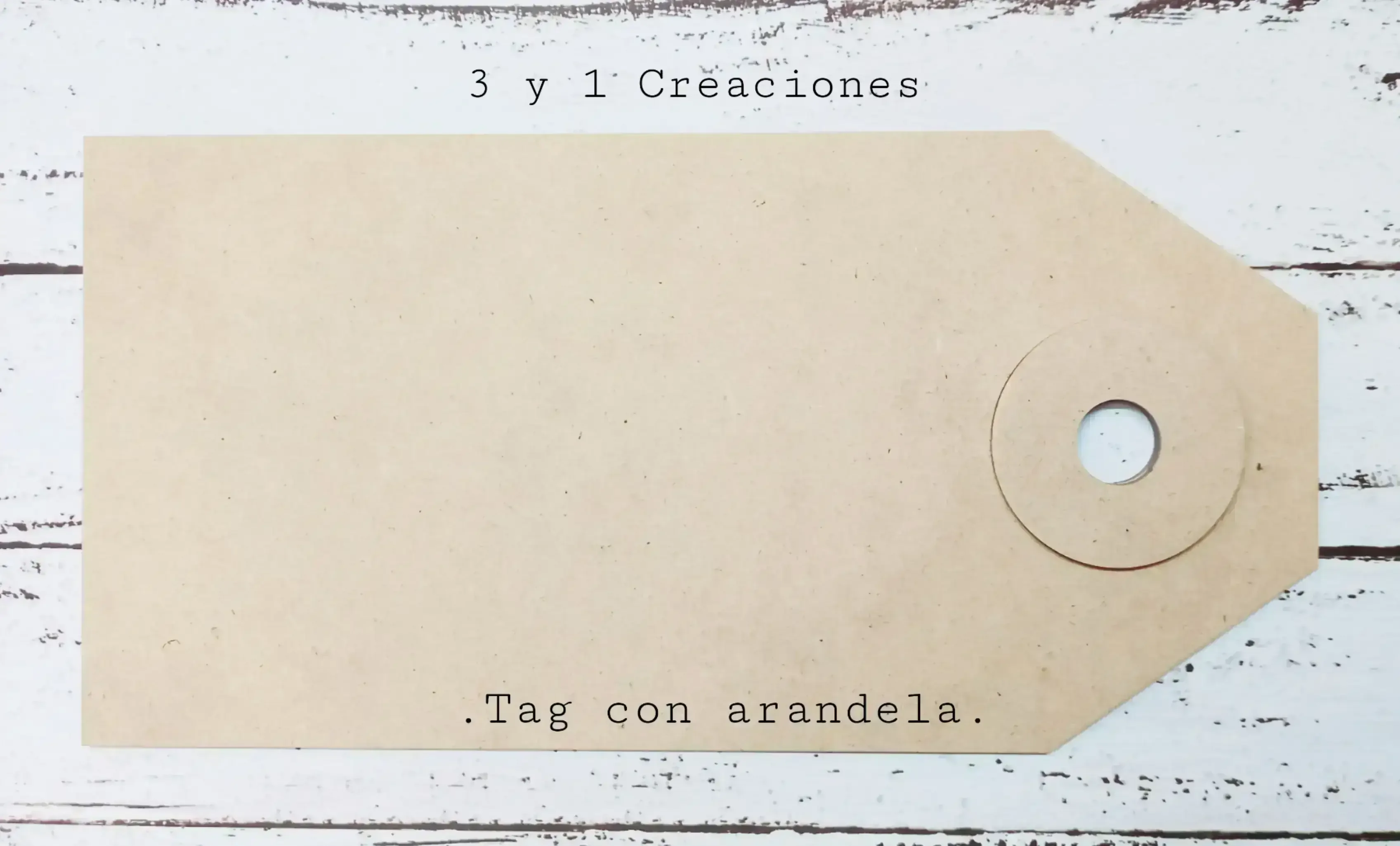 TAG CON ARANDELA