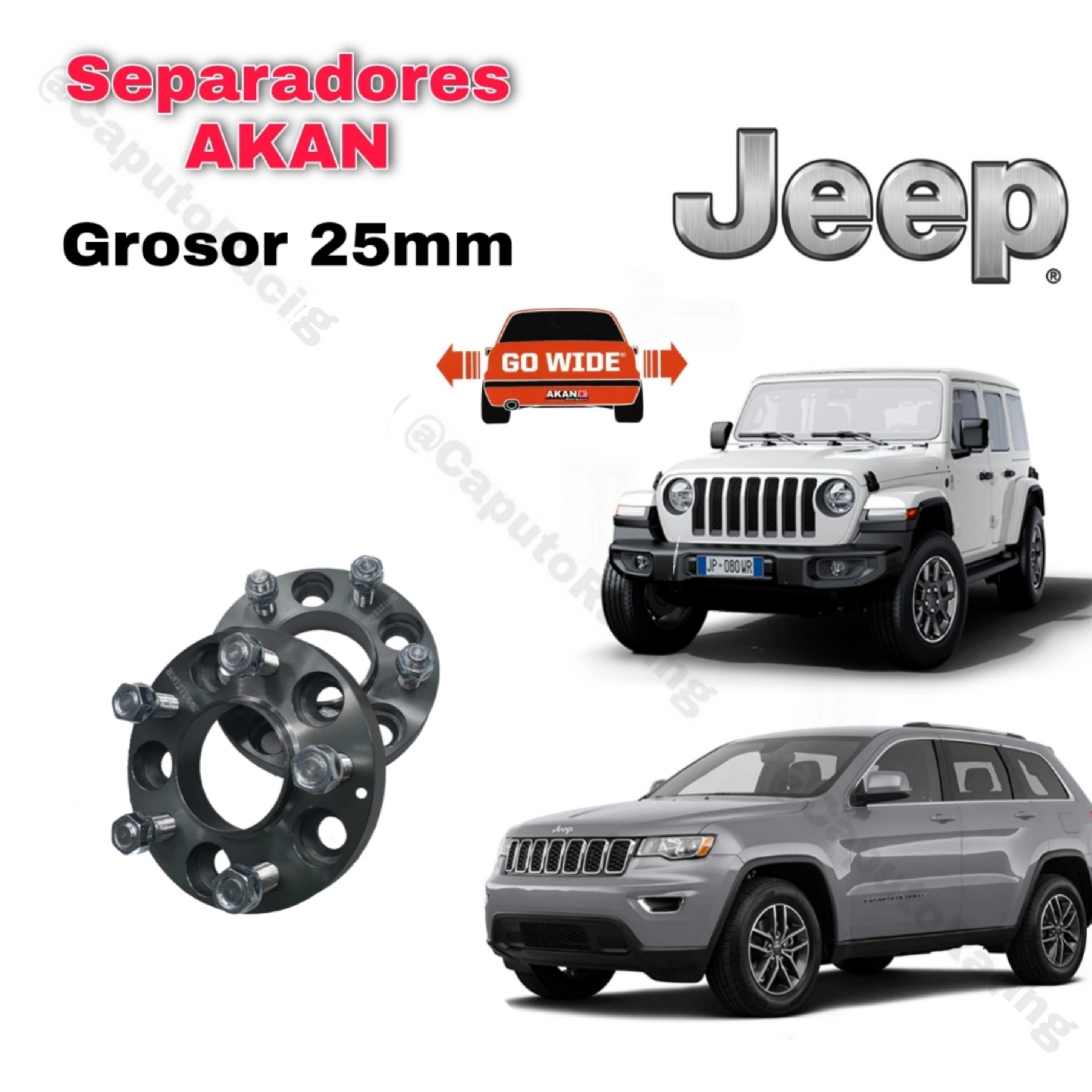 SEPARADORES JEEP GRAND CHEROKEE / WRANGLER