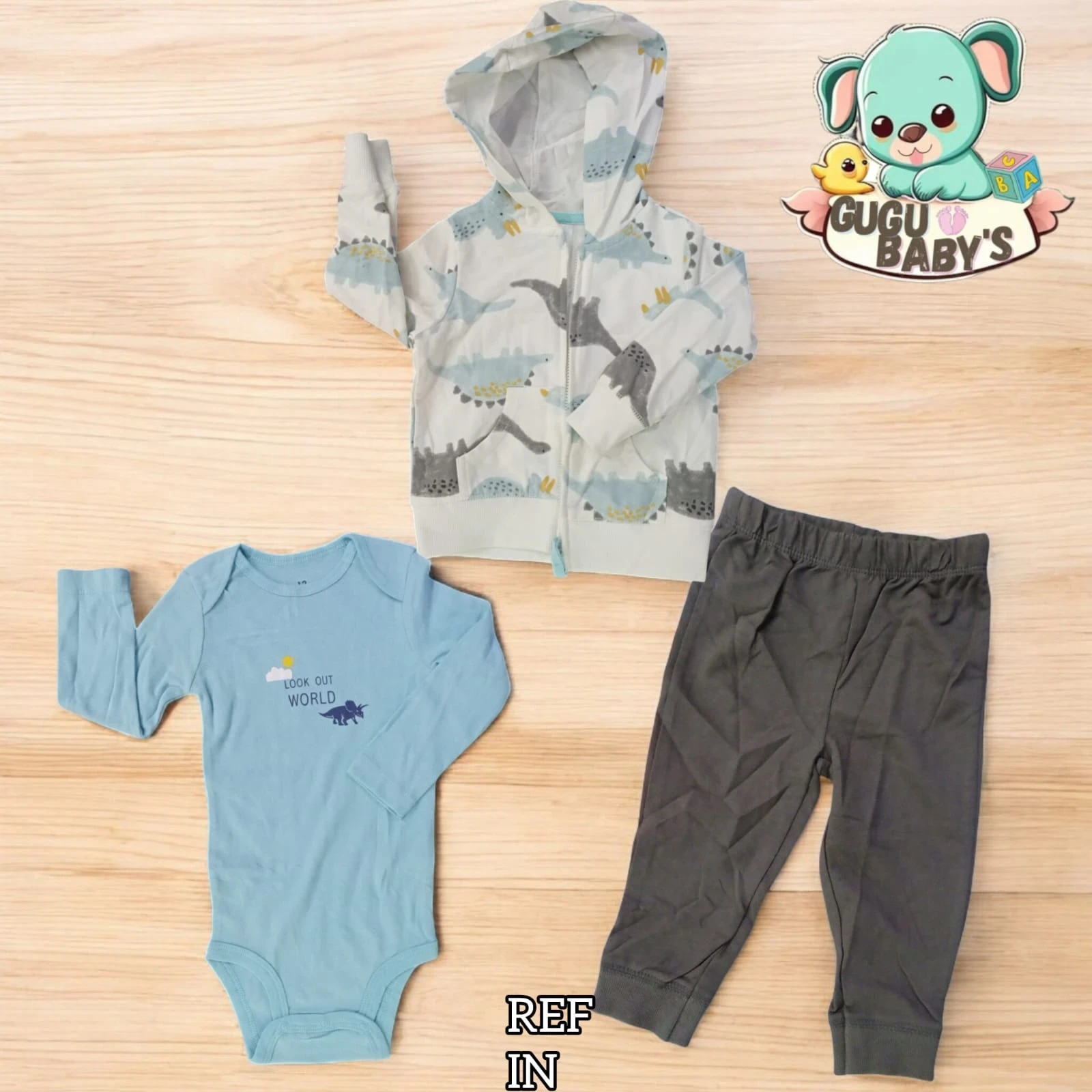SET X 3 PIEZAS 
