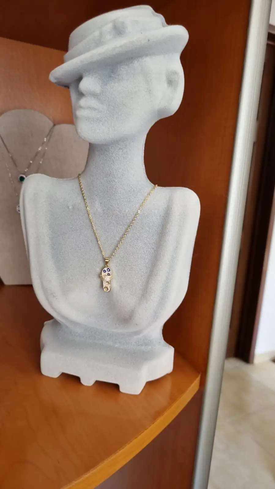 Cadena con dije de chancla LT9763 2