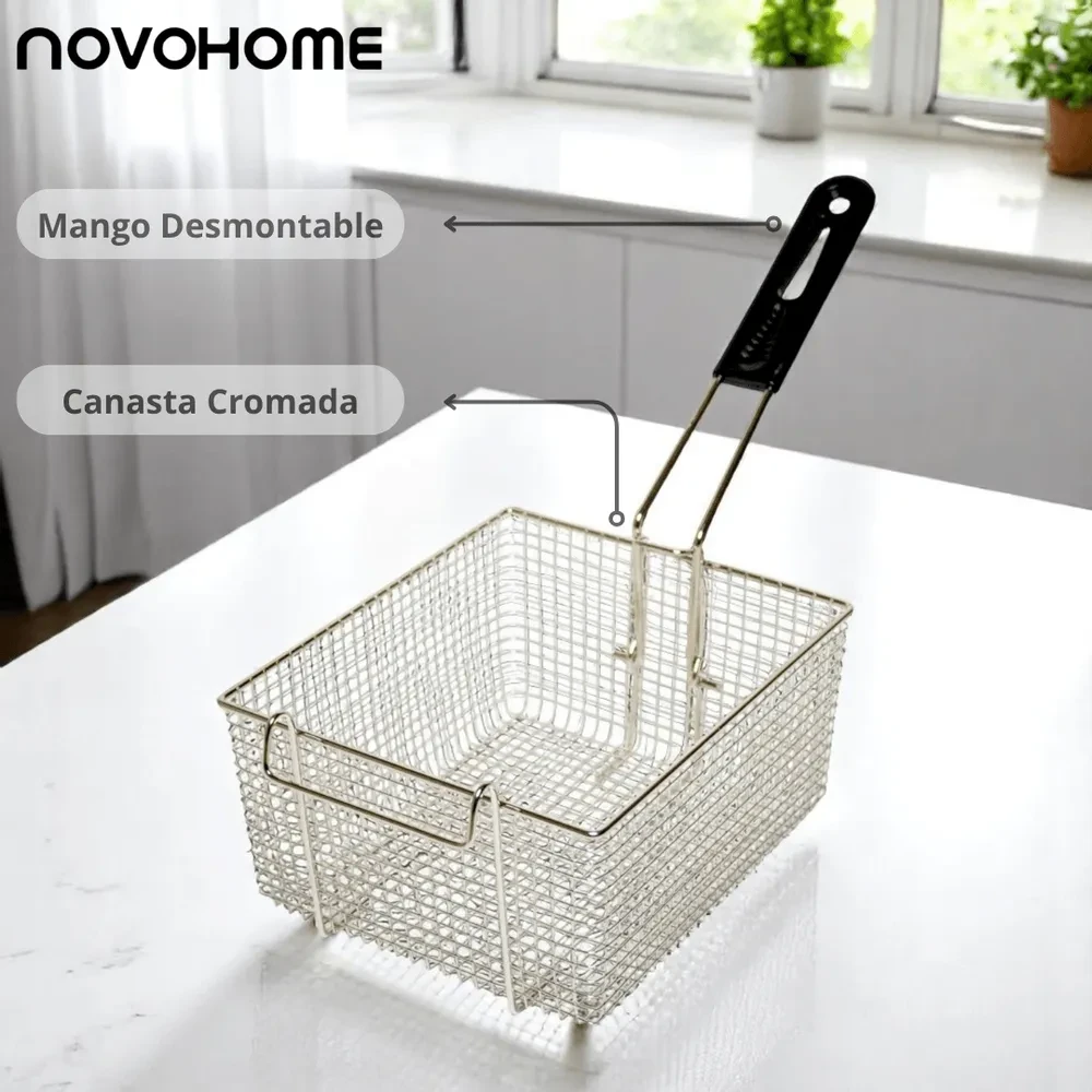 FREIDORA DE ACEITE SIMPLE NOVOHOME 4