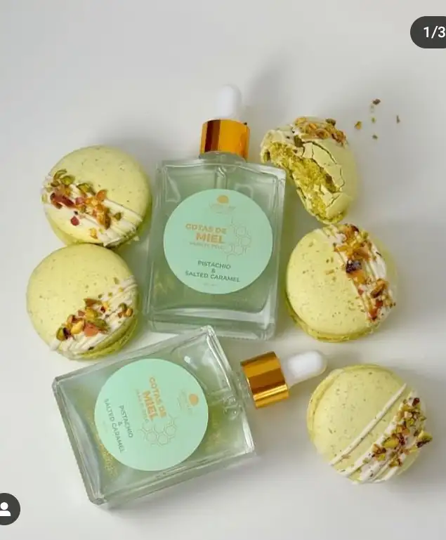Gotas de miel- Pistacho y caramelo salado 3