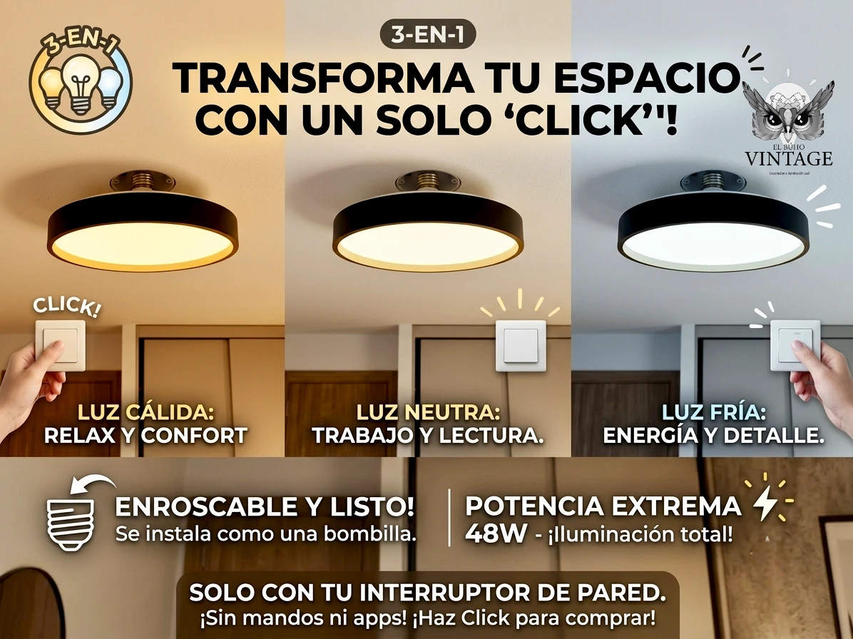 Plafón Led Decorativa 48w 3