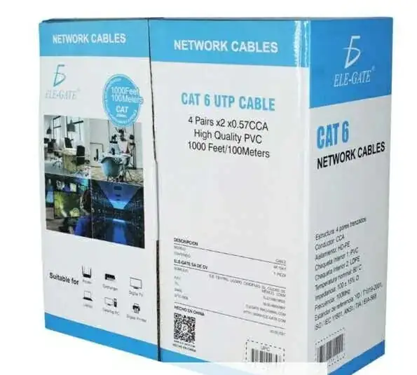 Bobina Cable Red Cat6 Utp Rj45  2