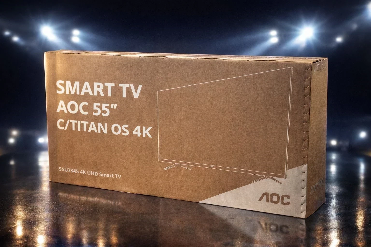 SMART TV AOC 55" C/TITAN OS 4K UHD ‼️SOLO POR PEDIDO‼️