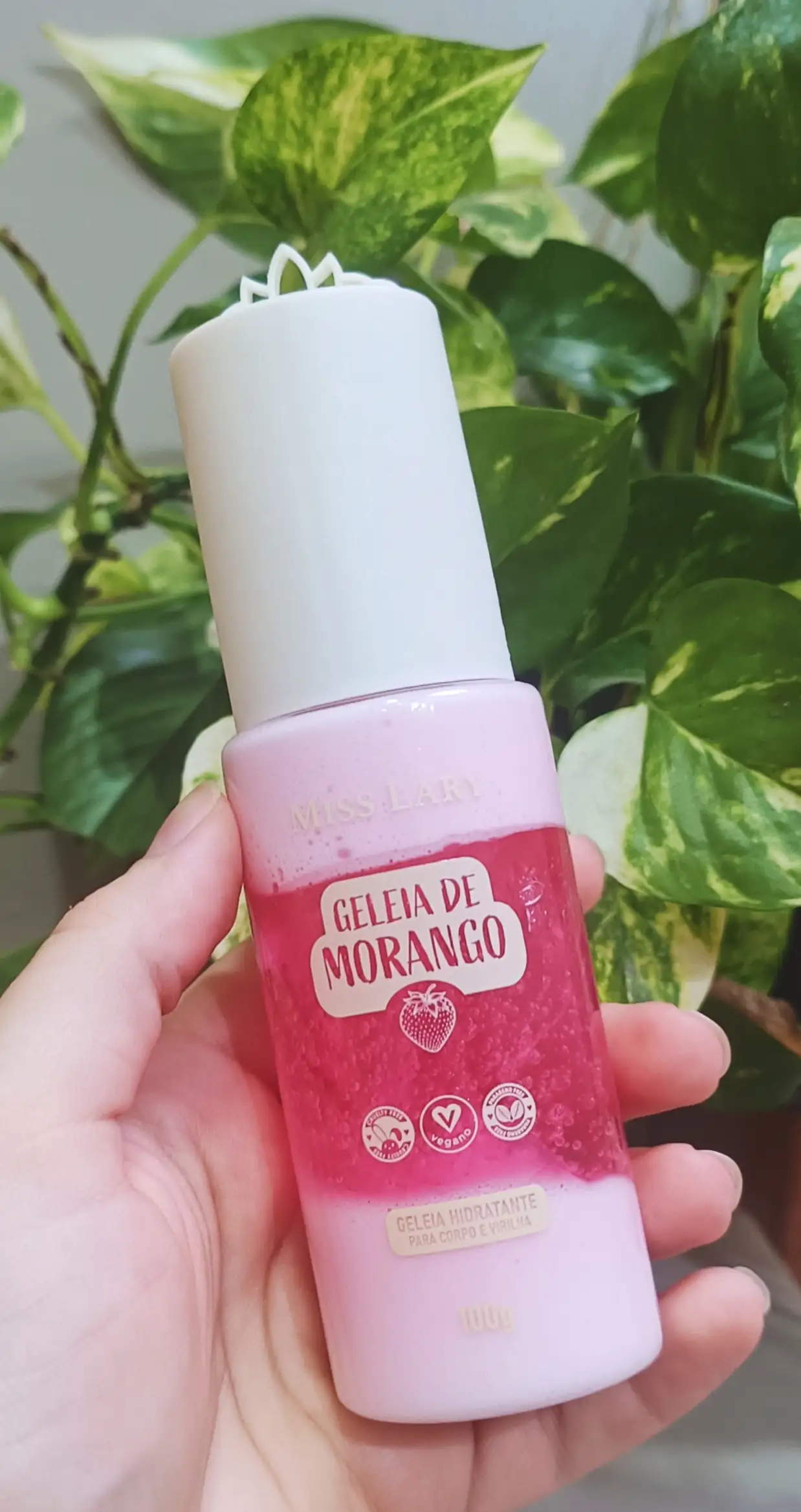 Gel hidratante corpo e virilha Morango