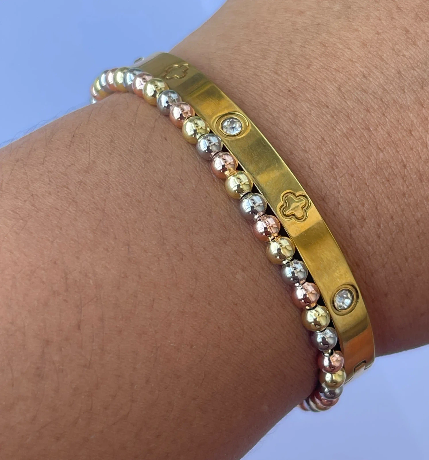 PULSERA AJUSTABLE 3 OROS