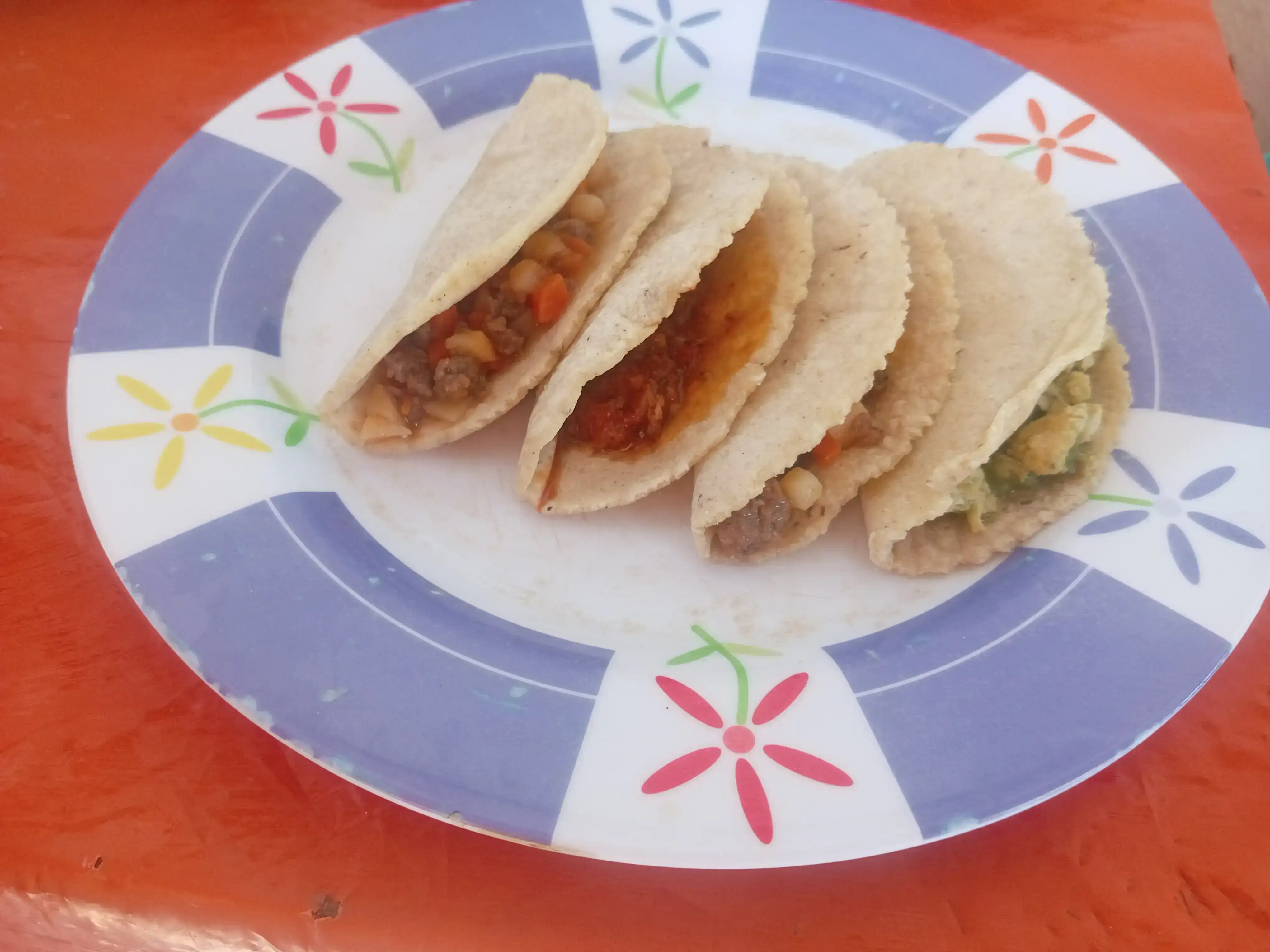 Taco de chicharrón prensado 