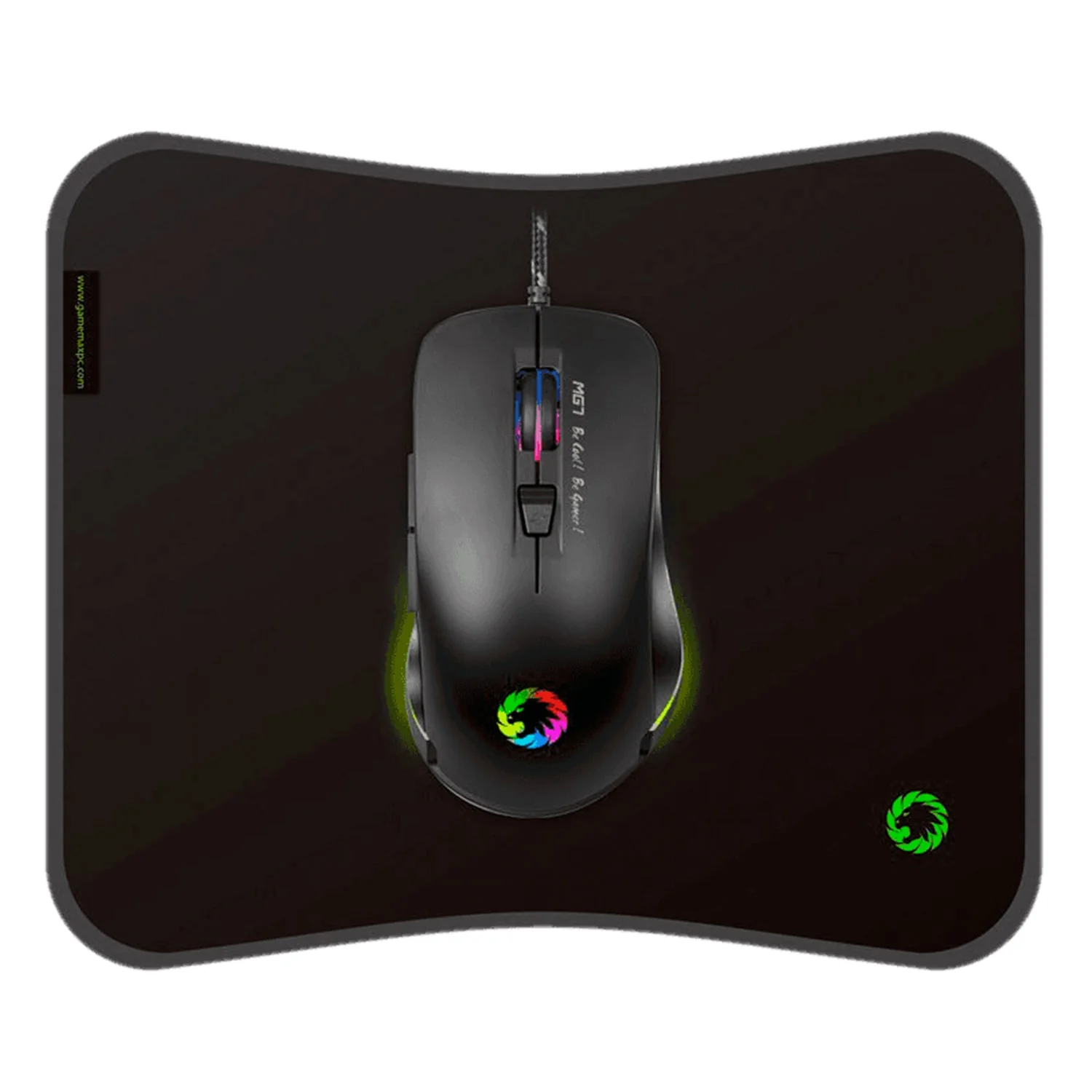 KIT MOUSE + MOUSE PAD GAMEMAX MG7  2
