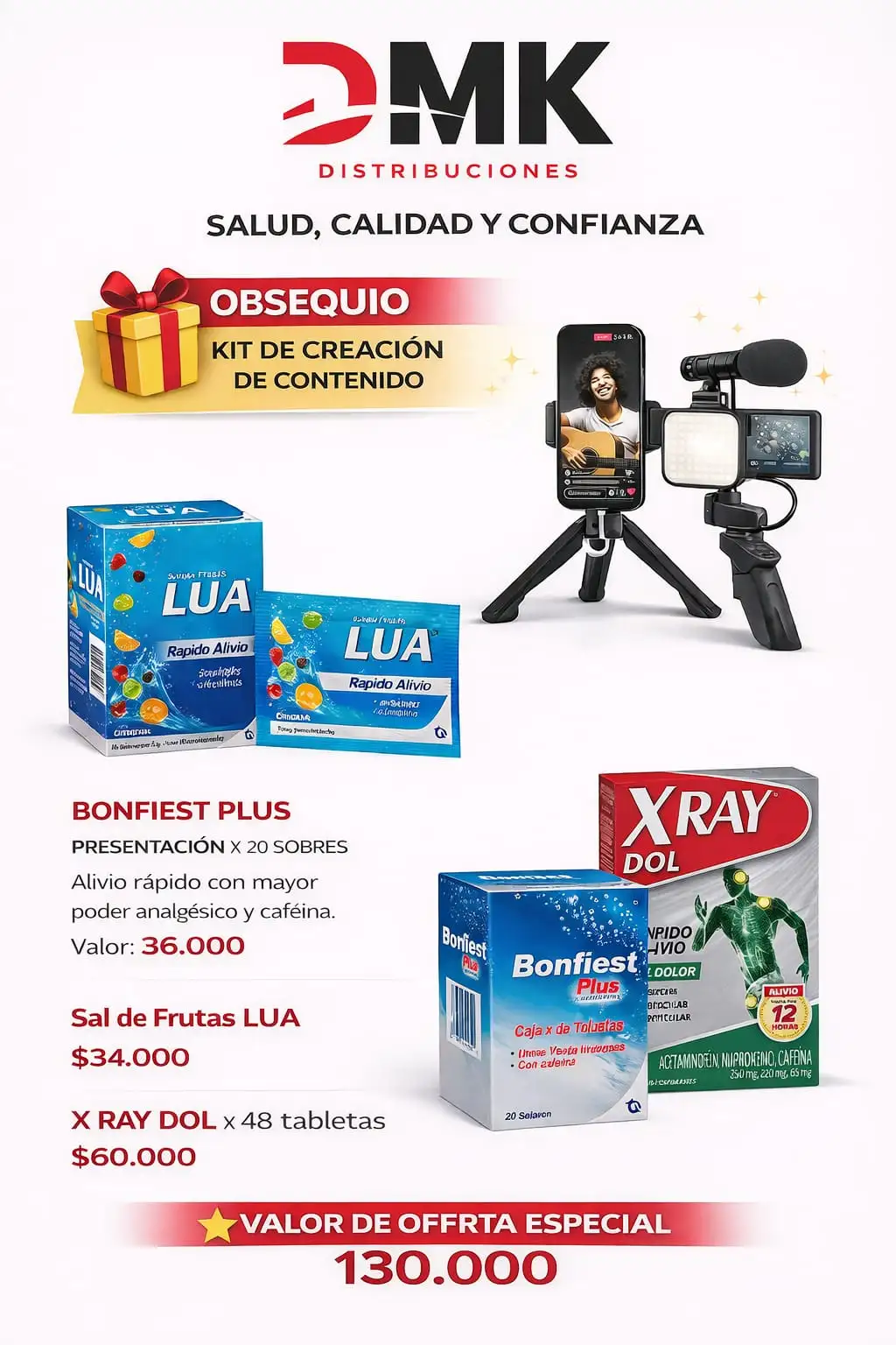 COMBO BONFIEST*20+SAL DE  FRUTA * 20+X RAY DOLL*48 OBS KIT DE CONTENIDO 