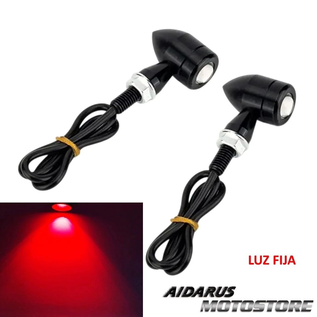 SET DE LUCES LED ROJO FIJO ALUMINIO