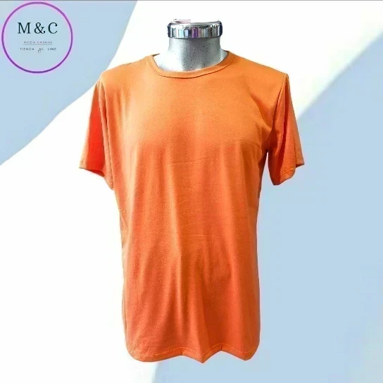 Playera lisa XL colores manga corta 6