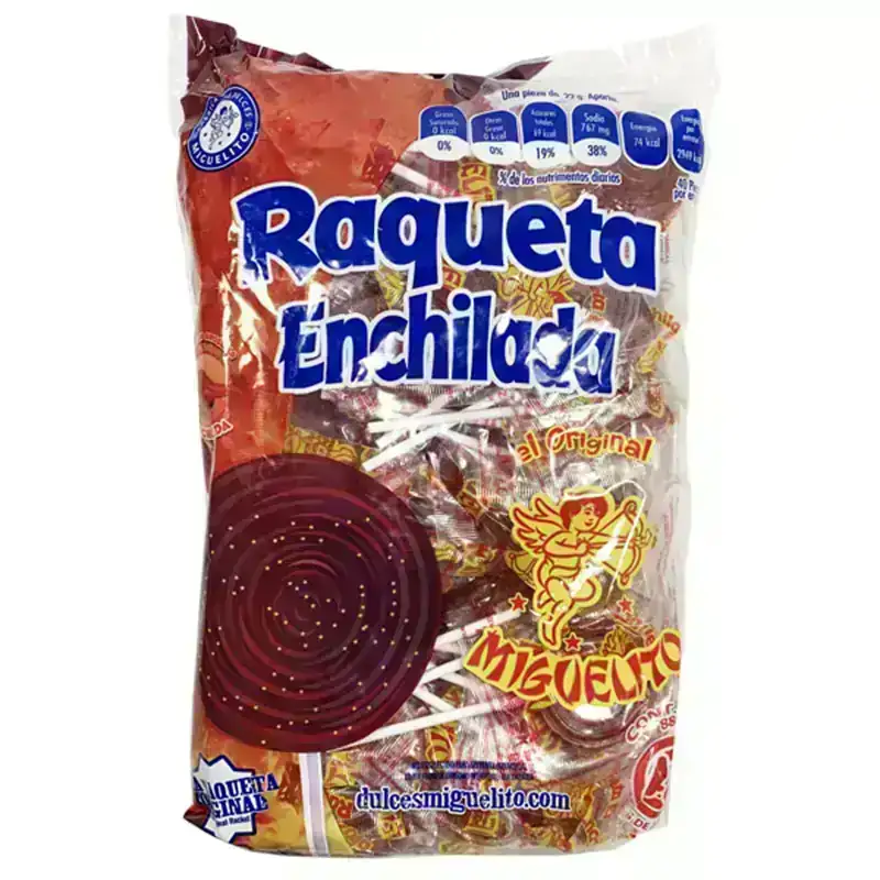 Paleta Raqueta Enchilada Miguelito