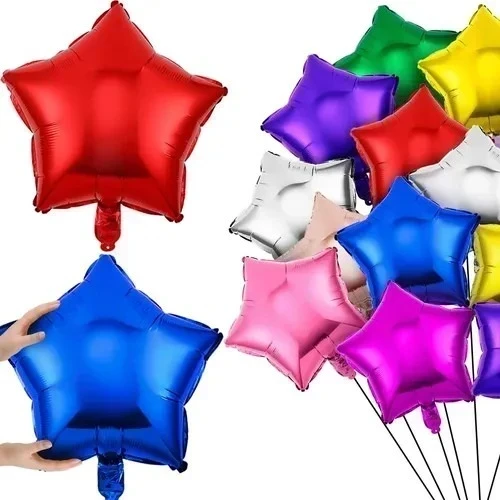 GLOBO METALIZADO ESTRELLA 18"