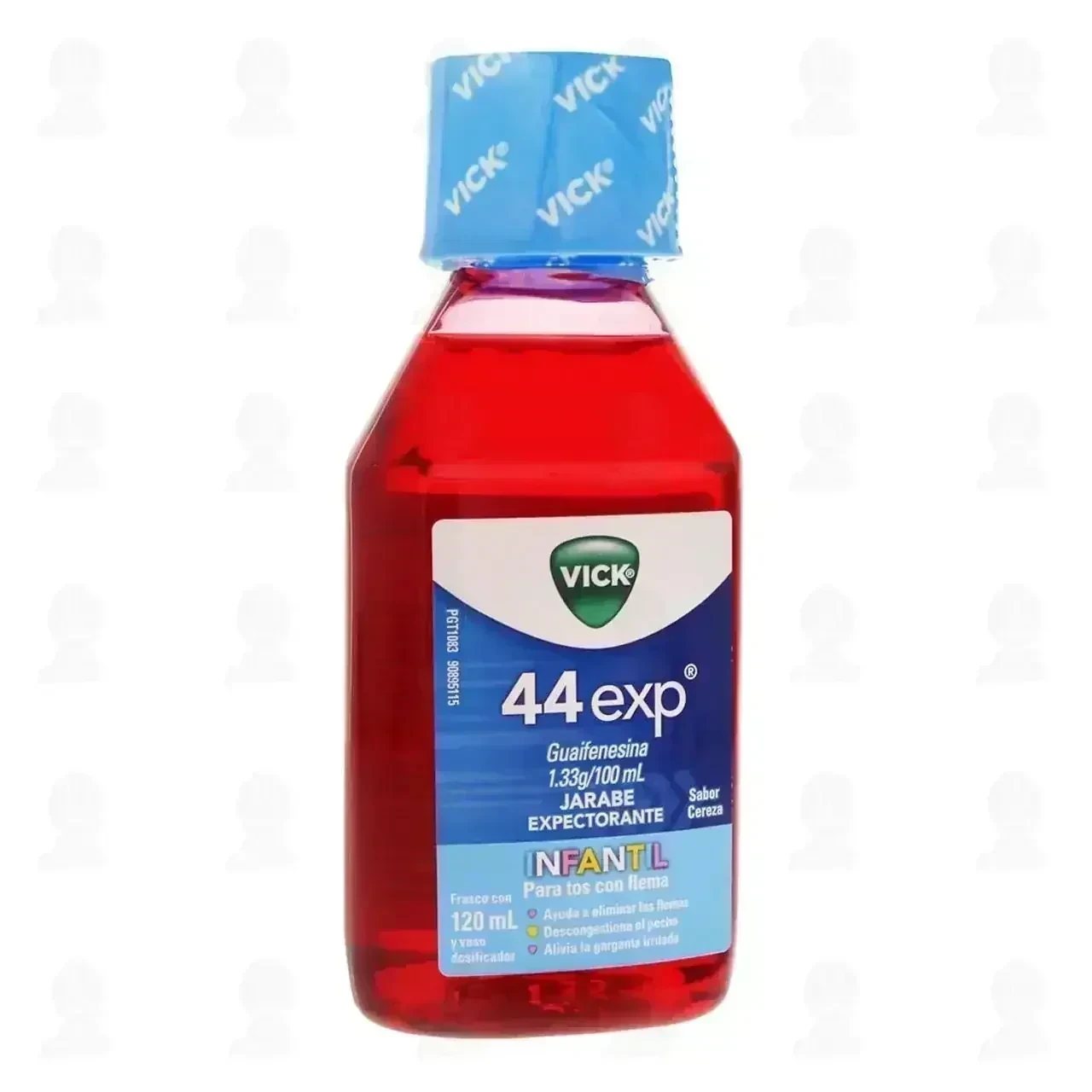 Jarabe Vick 44 Exp Infantil Sabor Cereza 120ml