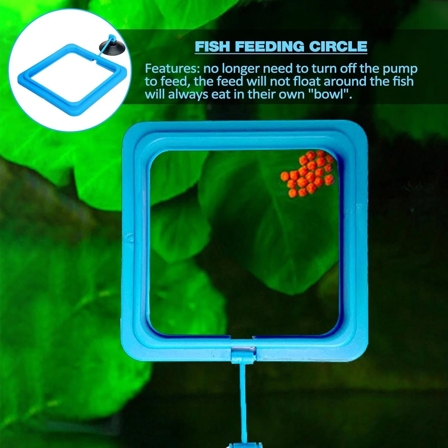 Comedero Flotante Circular para Peces Flo-1 3
