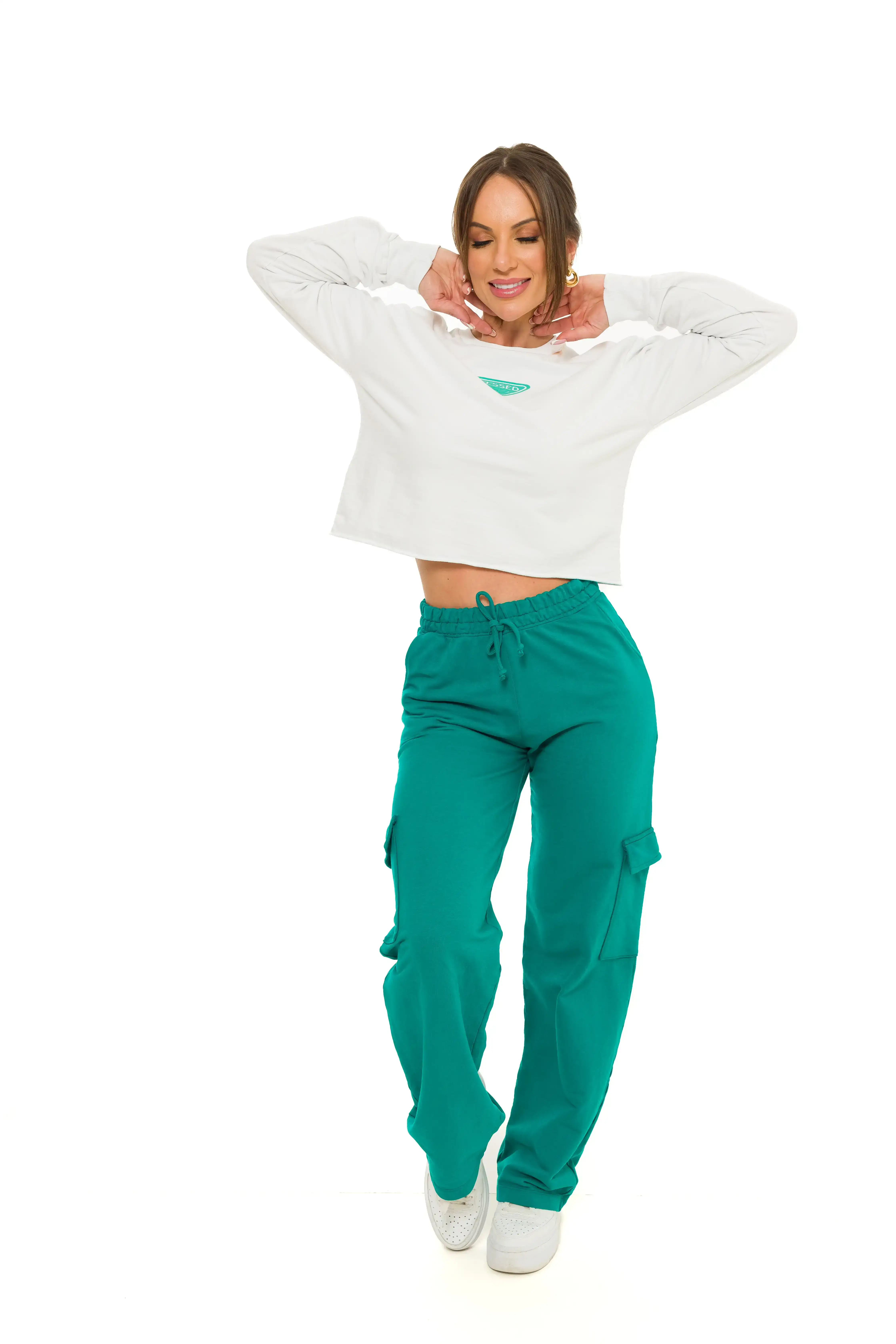 Blusa de moletom feminina Doce Dominio  2