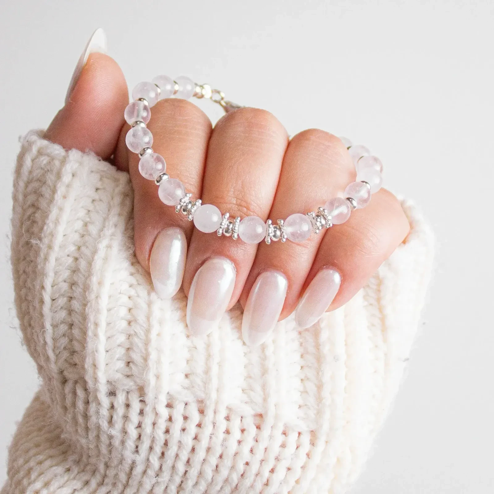 Pulsera Piedra cuarzo  2
