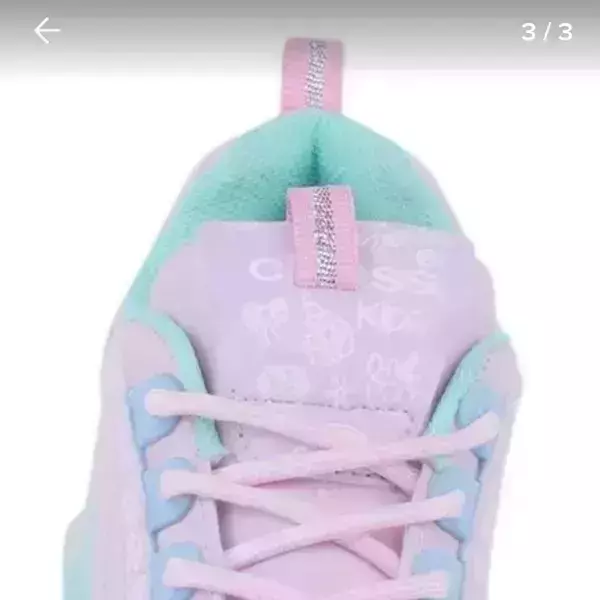 Tenis Niña Casual Color Rosa Piel Sintetica Suela Col