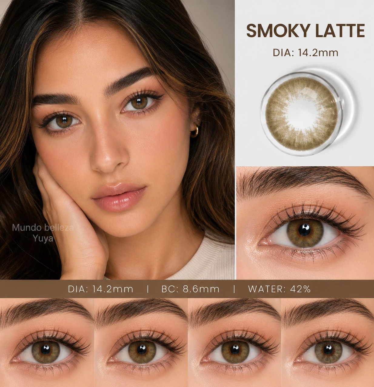 Lentes de contacto - Referencia: SMOKY LATTE