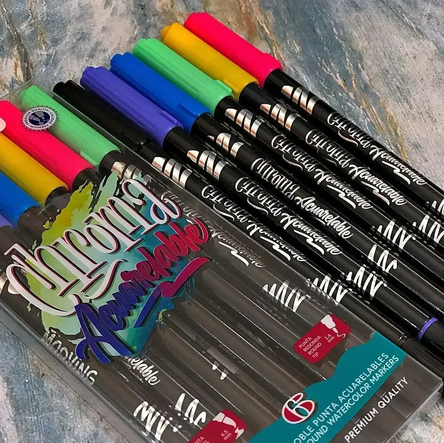 Marcador doble punta Chroma Acuarelable 2