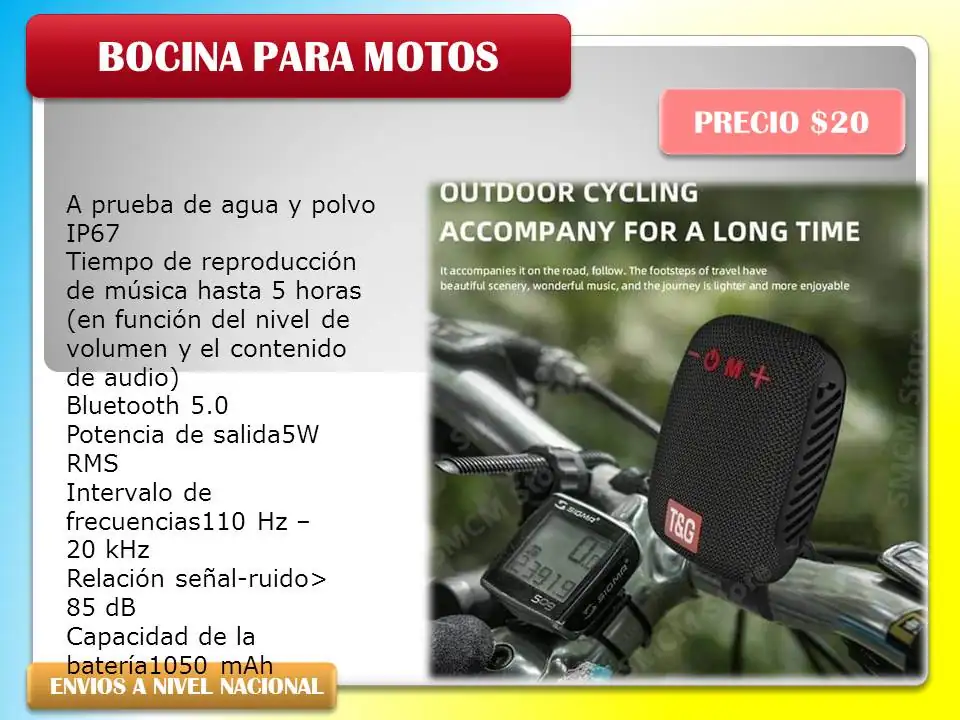 Bocinas para motosciclistas