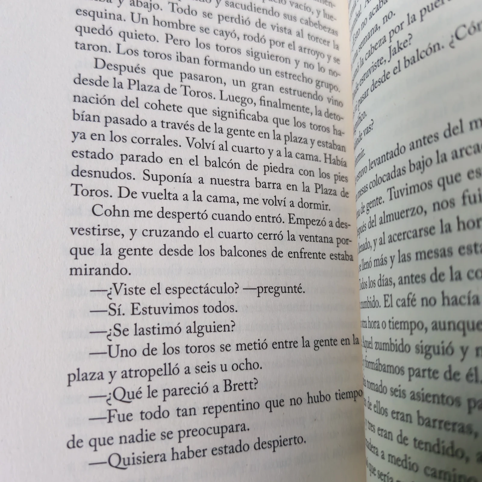 Fiesta, Ernest Hemingway nuevo  3