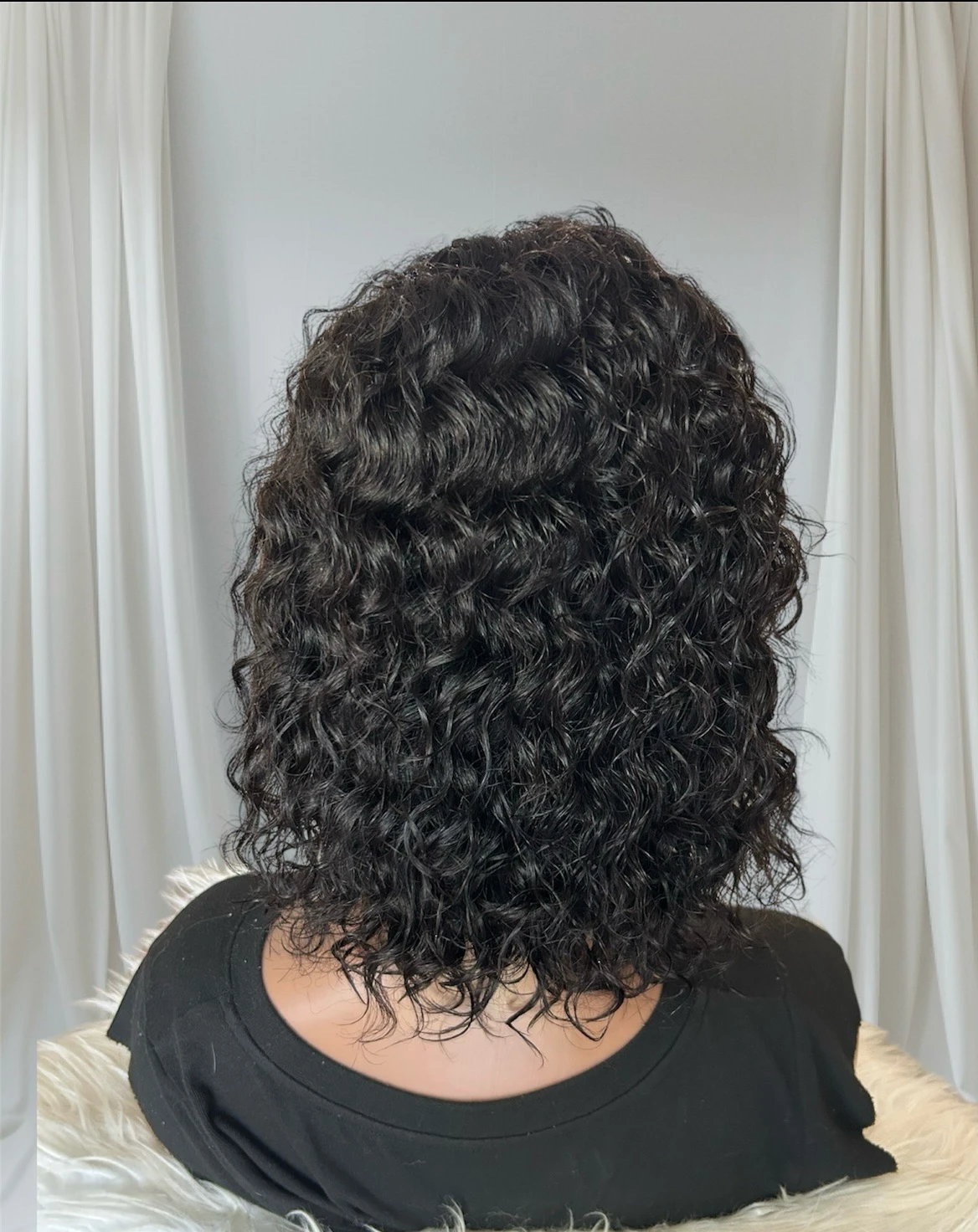 Peluca Bob de 12” con flequillo 3