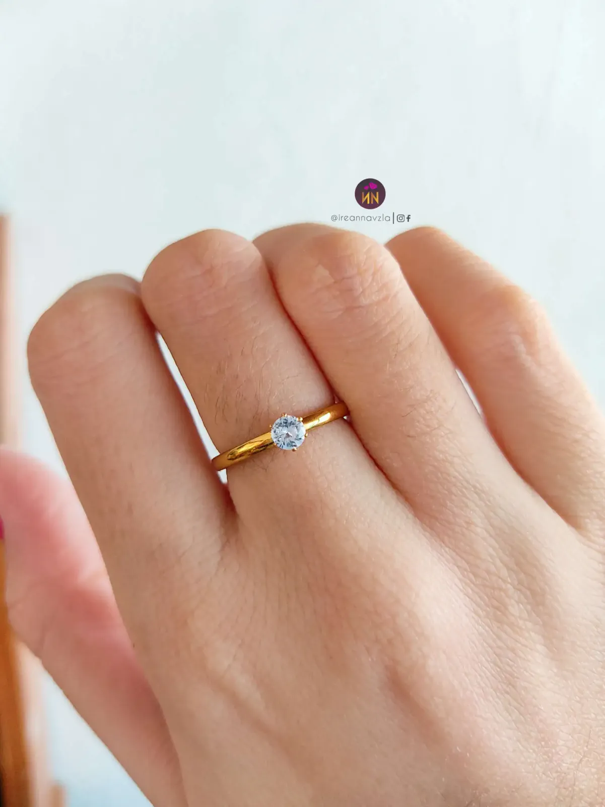 Anillo de promesa delicado ✨💍 4