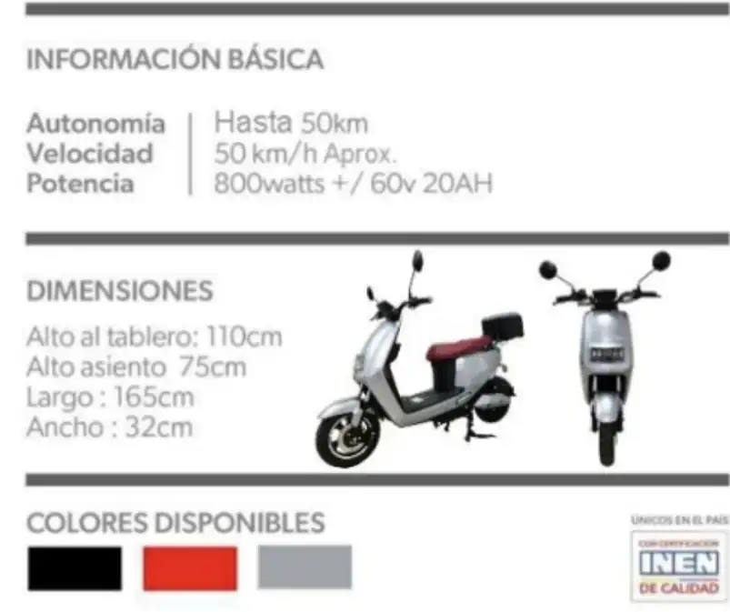 Moto eléctrica MAIKA 3
