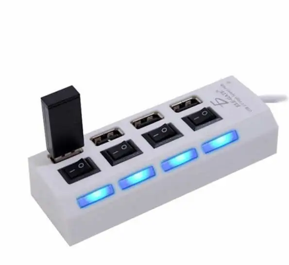 Hub USB 2.0 Puertos Con Switchs  2