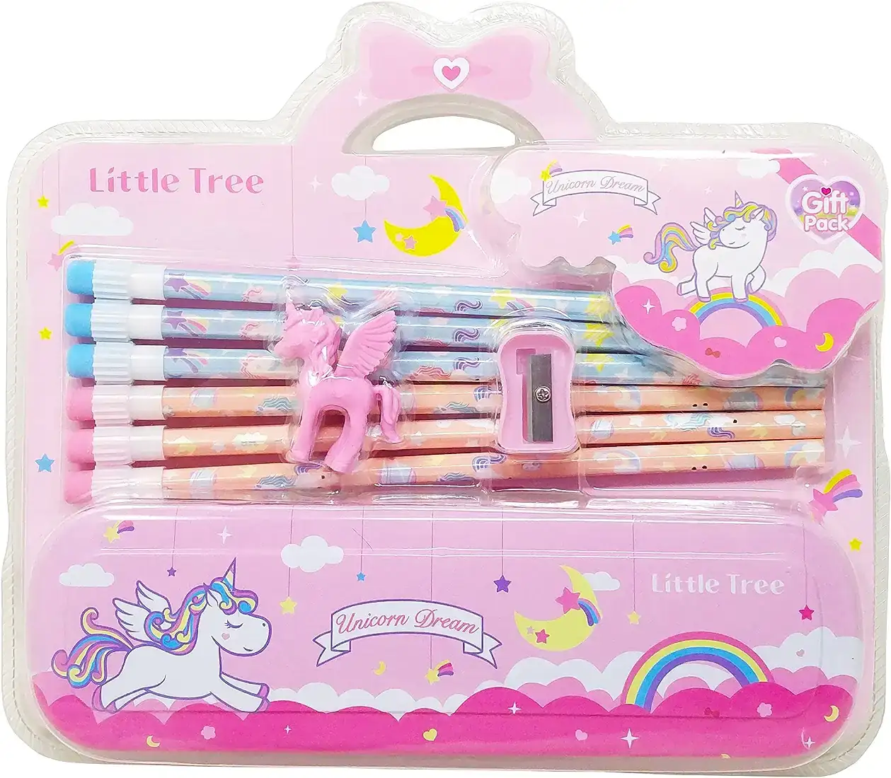 SET DE LÁPICES LITTLE TREE CARTUCHERA METÁLICA  2